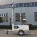 4*1000W Mobile trailer light tower with Kubota engine